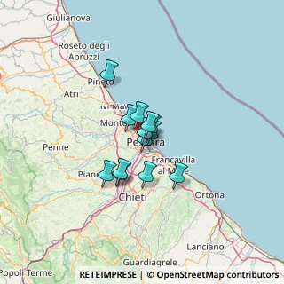 Mappa 65124 Pescara PE, Italia (7.80769)