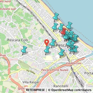 Mappa 65124 Pescara PE, Italia (1.016)
