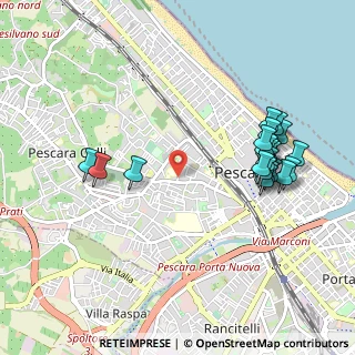 Mappa 65124 Pescara PE, Italia (1.128)