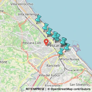 Mappa 65124 Pescara PE, Italia (1.38333)