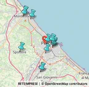 Mappa 65124 Pescara PE, Italia (3.42917)