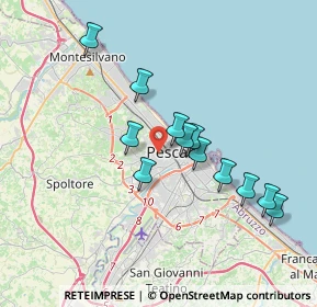 Mappa 65124 Pescara PE, Italia (3.36917)