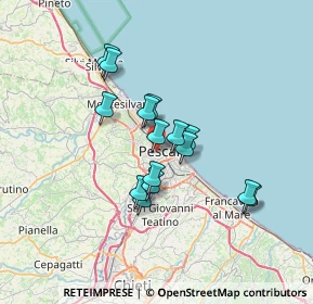 Mappa 65124 Pescara PE, Italia (5.596)