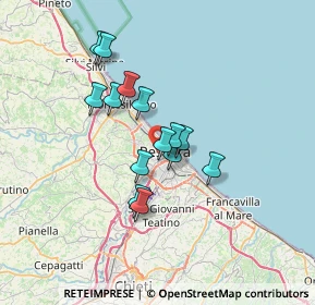 Mappa 65124 Pescara PE, Italia (5.53143)