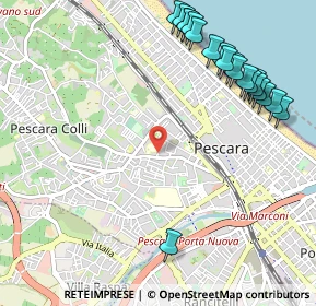 Mappa 65124 Pescara PE, Italia (1.369)