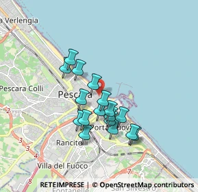 Mappa Lungomare Matteotti, 65121 Pescara PE, Italia (1.48706)
