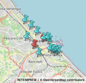 Mappa Via Bari, 65121 Pescara PE, Italia (1.284)