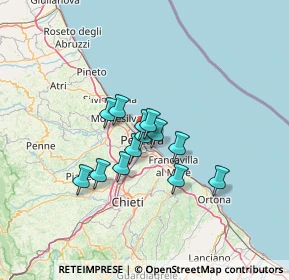 Mappa Via Bari, 65121 Pescara PE, Italia (9.25077)