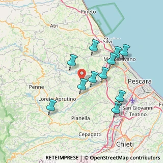 Mappa Via Campotino alto, 65010 Collecorvino PE, Italia (6.85818)