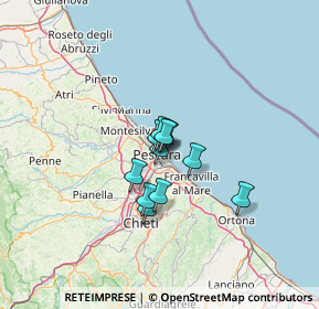 Mappa Via Bari, 65122 Pescara PE, Italia (7.57909)