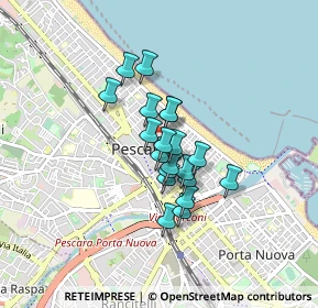 Mappa Via Milano, 65122 Pescara PE, Italia (0.572)