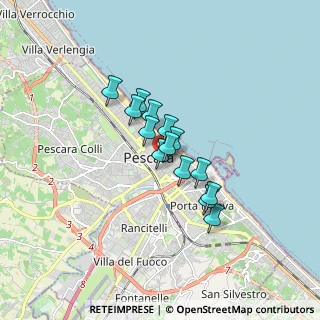 Mappa Via Firenze, 65100 Pescara PE, Italia (1.14071)