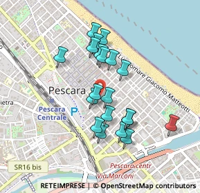 Mappa Via Firenze, 65122 Pescara PE, Italia (0.3985)
