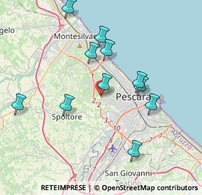 Mappa Via Campo Felice, 65125 Pescara PE, Italia (3.91455)