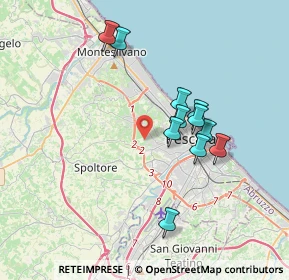 Mappa Via Campo Felice, 65125 Pescara PE, Italia (3.39636)