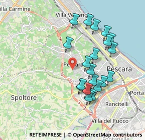 Mappa Via Campo Felice, 65125 Pescara PE, Italia (1.8245)