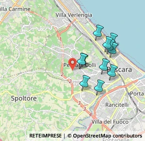 Mappa Via Campo Felice, 65125 Pescara PE, Italia (1.71455)