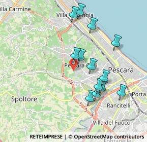 Mappa Via Campo Felice, 65125 Pescara PE, Italia (1.91154)