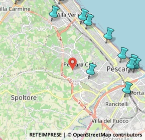 Mappa Via Campo Felice, 65125 Pescara PE, Italia (3.12538)