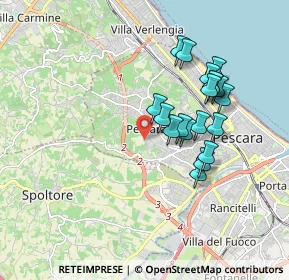 Mappa Via Campo Felice, 65125 Pescara PE, Italia (1.67789)