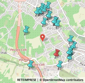 Mappa Via Campo Felice, 65125 Pescara PE, Italia (0.605)