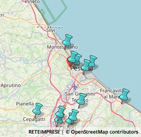 Mappa Via Campo Felice, 65125 Pescara PE, Italia (8.72083)