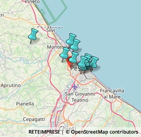 Mappa Via Campo Felice, 65125 Pescara PE, Italia (3.68545)