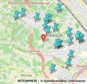 Mappa Via Campo Felice, 65125 Pescara PE, Italia (1.15)