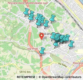 Mappa Via Campo Felice, 65125 Pescara PE, Italia (0.89)