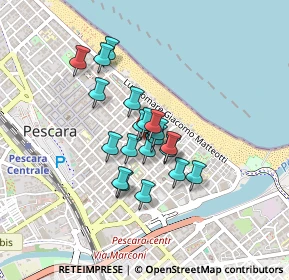 Mappa Via Balilla, 65122 Pescara PE, Italia (0.31)