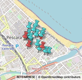 Mappa Via Nicola Fabrizi, 65100 Pescara PE, Italia (0.2995)