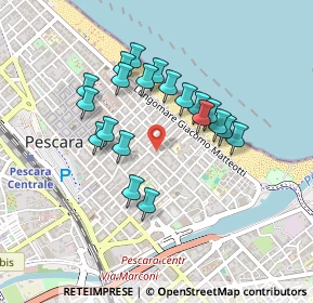 Mappa Via Balilla, 65122 Pescara PE, Italia (0.3995)