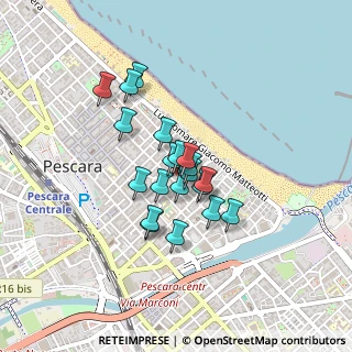 Mappa Via Nicola Fabrizi, 65100 Pescara PE, Italia (0.31)