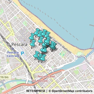 Mappa Via Nicola Fabrizi, 65100 Pescara PE, Italia (0.228)