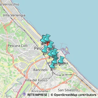 Mappa Via Dante Alighieri, 65121 Pescara PE, Italia (1.04636)