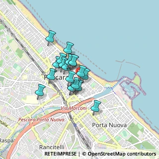 Mappa Via Nicola Fabrizi, 65100 Pescara PE, Italia (0.5935)