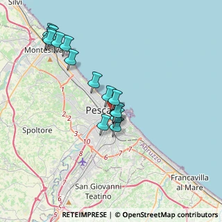 Mappa Via Nicola Fabrizi, 65100 Pescara PE, Italia (3.808)