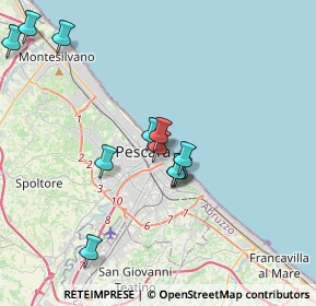 Mappa Via T. Tasso, 65100 Pescara PE, Italia (3.70833)