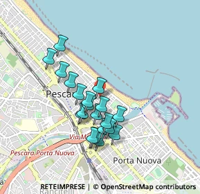 Mappa Via Balilla, 65121 Pescara PE, Italia (0.7755)
