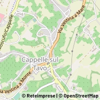 Mapa Cappelle sul Tavo