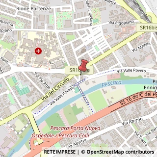 Mappa Piazza Luigi Pierangeli, 45, 65100 Spoltore, Pescara (Abruzzo)