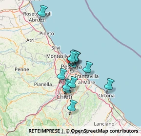 Mappa Piazza Luigi Pierangeli, 65124 Pescara PE, Italia (9.96231)