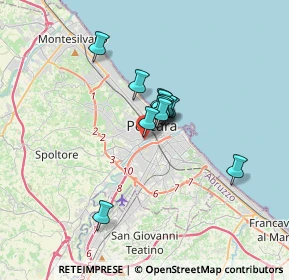 Mappa Piazza Luigi Pierangeli, 65124 Pescara PE, Italia (2.24167)