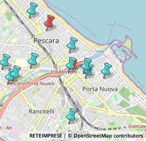 Mappa Piazza Unione, 65127 Pescara PE, Italia (1.145)