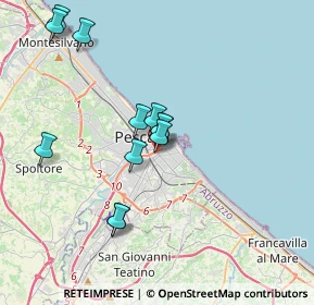 Mappa Piazza Unione, 65127 Pescara PE, Italia (3.59583)