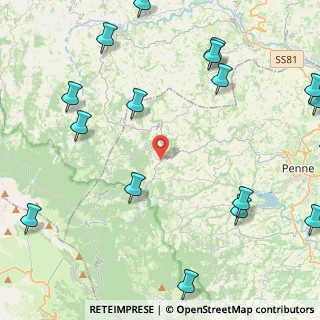 Mappa SP 72, 65010 Farindola PE, Italia (7.0615)