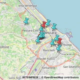 Mappa Via Alessandro Cicognini, 65124 Pescara PE, Italia (1.26385)