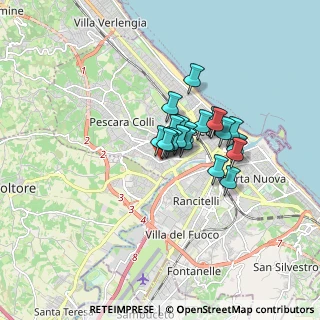 Mappa Via Alessandro Cicognini, 65124 Pescara PE, Italia (1.091)