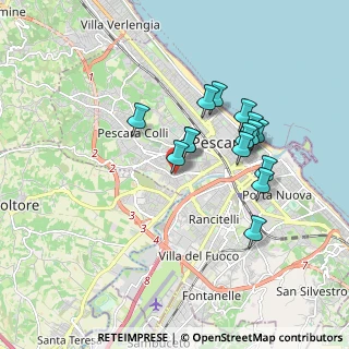 Mappa Via Alessandro Cicognini, 65124 Pescara PE, Italia (1.61267)