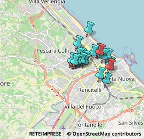 Mappa Via Alessandro Cicognini, 65124 Pescara PE, Italia (1.091)
